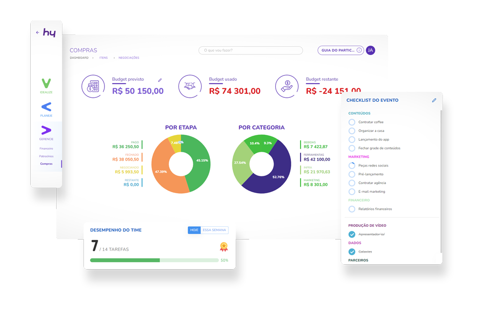 Imagem mostra a plataforma launch